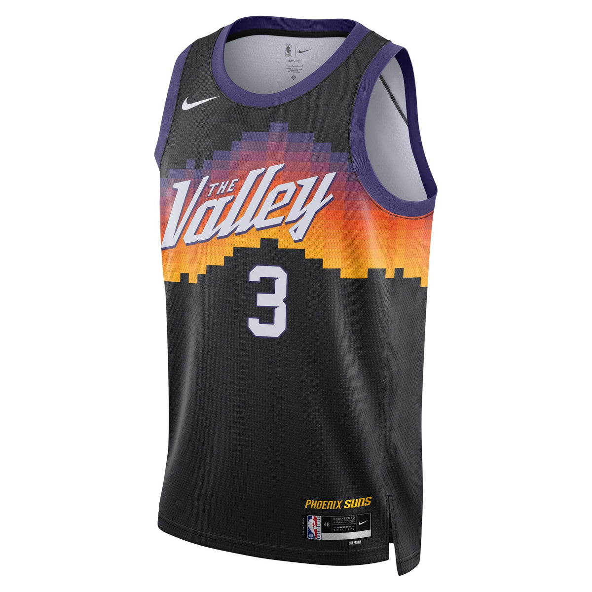 Phoenix Suns Nike 2025/26 City Edition Swingman Jersey - Black - Dillon Brooks - Unisex product image 3, provided for visual