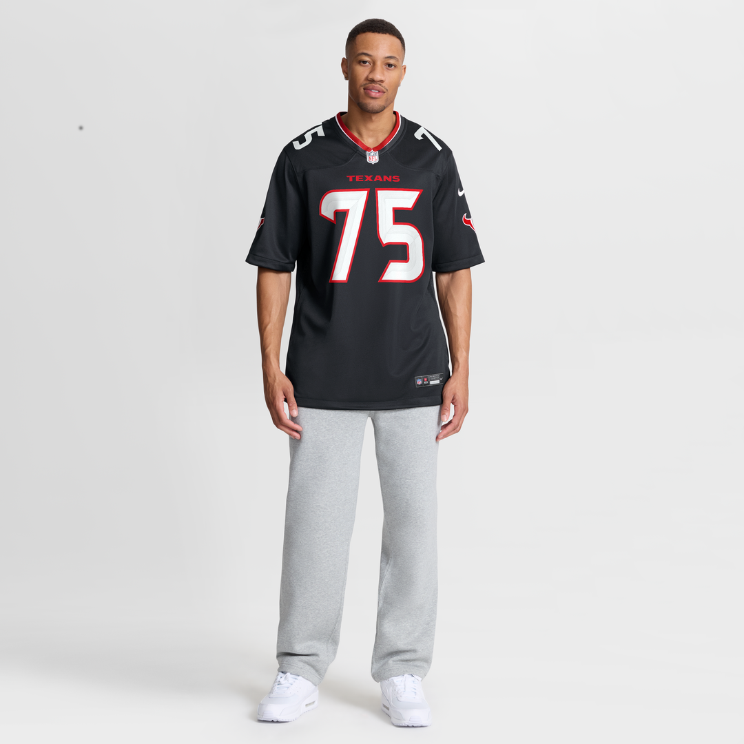 Houston Texans Wyatt Teller Nike Navy Team Game Jersey product image 4, provided for visual reference and product detail