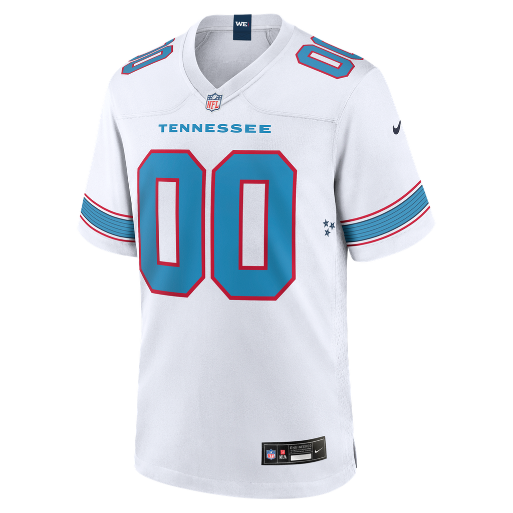 Tennessee Titans Nike White Game Custom Jersey product image 8, provided for visual reference and product detail review