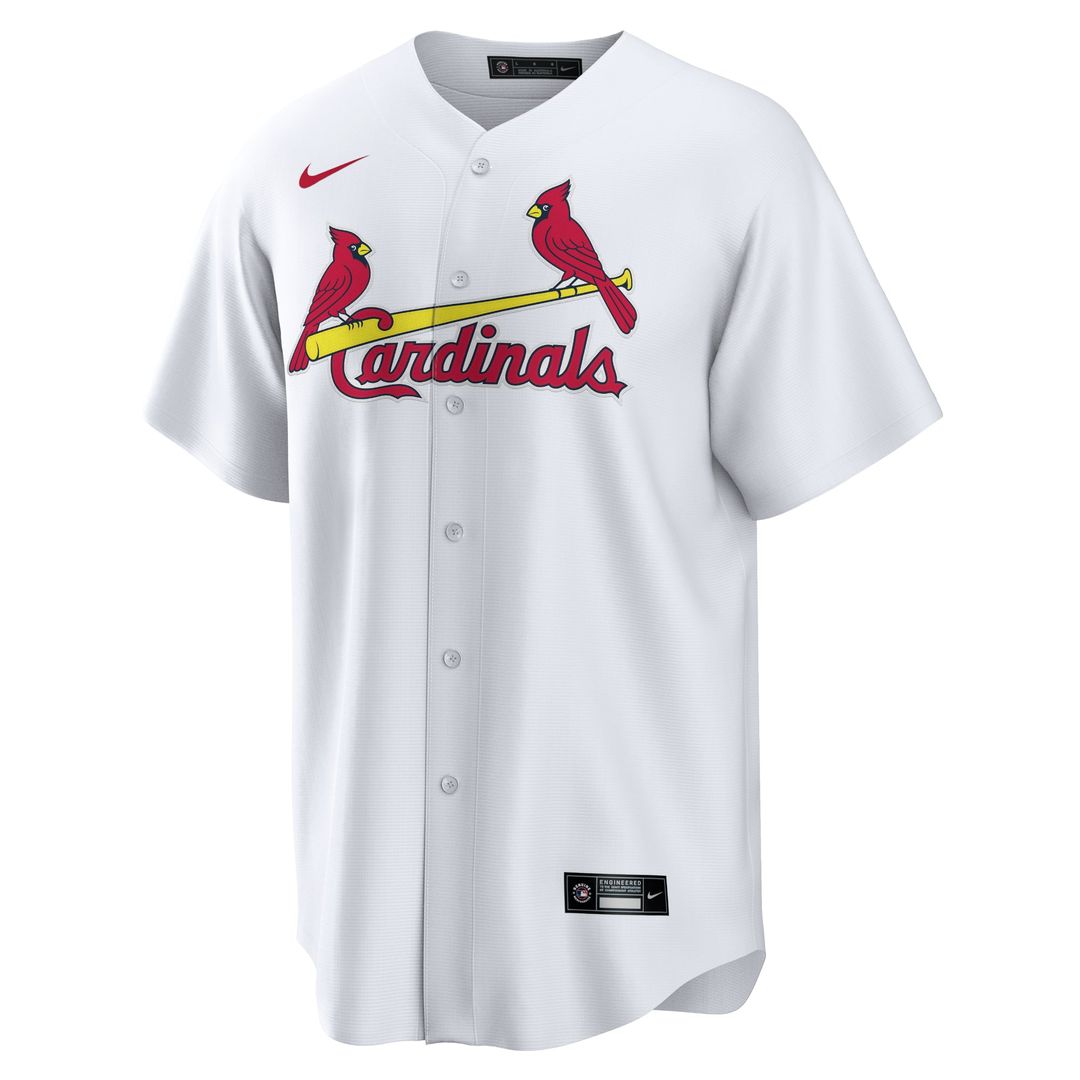 St. Louis Cardinals Nike White Home Replica Team Jersey product image 2, provided for visual reference and product detail