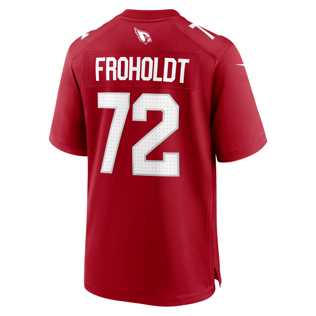 Arizona Cardinals Hjalte Froholdt Nike Cardinal Team Game Jersey product image 3, provided for visual reference and product