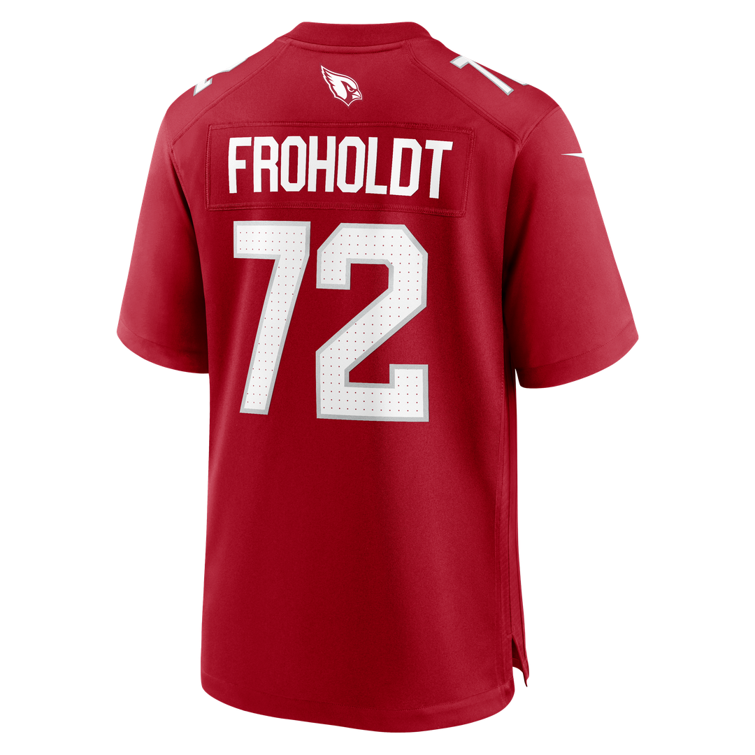 Arizona Cardinals Hjalte Froholdt Nike Cardinal Team Game Jersey product image 3, provided for visual reference and product