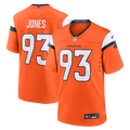 Denver Broncos D.J. Jones Nike Orange Team Game Jersey product image 1, provided for visual reference and product detail