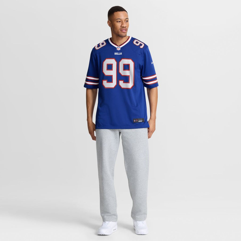 Buffalo Bills T.J. Parker Nike Royal Game Jersey product image 7, provided for visual reference and product detail review