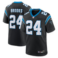 Carolina Panthers Jonathon Brooks Nike Black Game Jersey product image 1, provided for visual reference and product detail