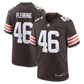 Cleveland Browns Don Fleming Nike Brown Retired Player Jersey product image 1, provided for visual reference and product