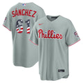 Fourth of July Philadelphia Phillies Cristopher Sanchez Nike Gray USA 250 Stadium Jersey product image 1, provided for