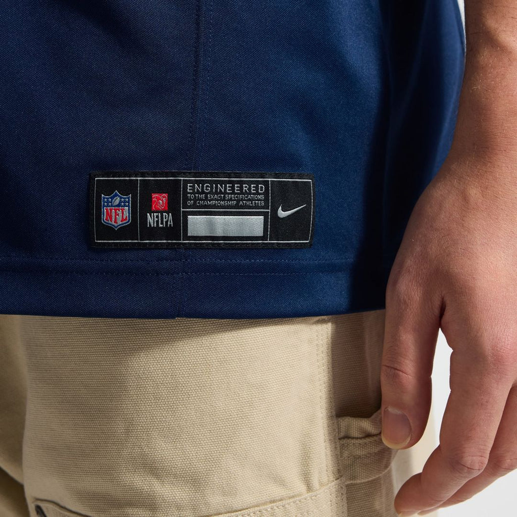 New England Patriots Drake Maye Nike Navy Team Vapor F.U.S.E. Stitched Limited Jersey product image 10, provided for visual