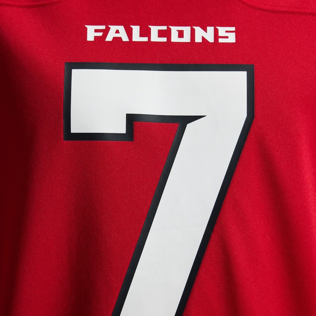 Atlanta Falcons Bijan Robinson Nike Red Game Jersey product image 11, provided for visual reference and product detail review