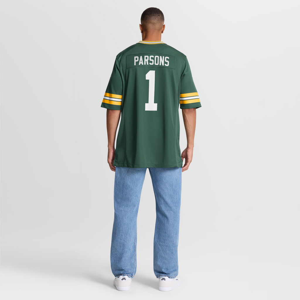 Green Bay Packers Micah Parsons Nike White Game Player Jersey product image 42, provided for visual reference and product