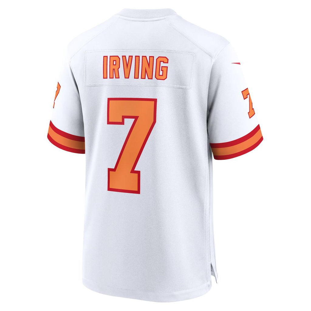 '76 Tampa Bay Buccaneers Bucky Irving Nike White Game Jersey product image 3, provided for visual reference and product