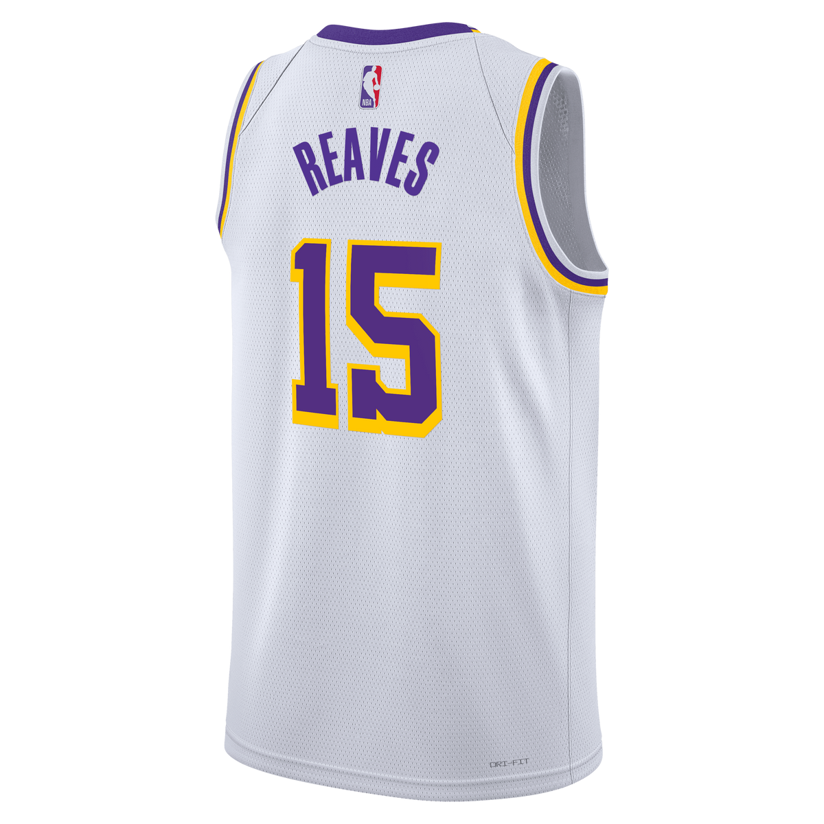 Los Angeles Lakers Nike Association Edition Swingman Jersey - White - Austin Reaves - Unisex product image 4, provided for