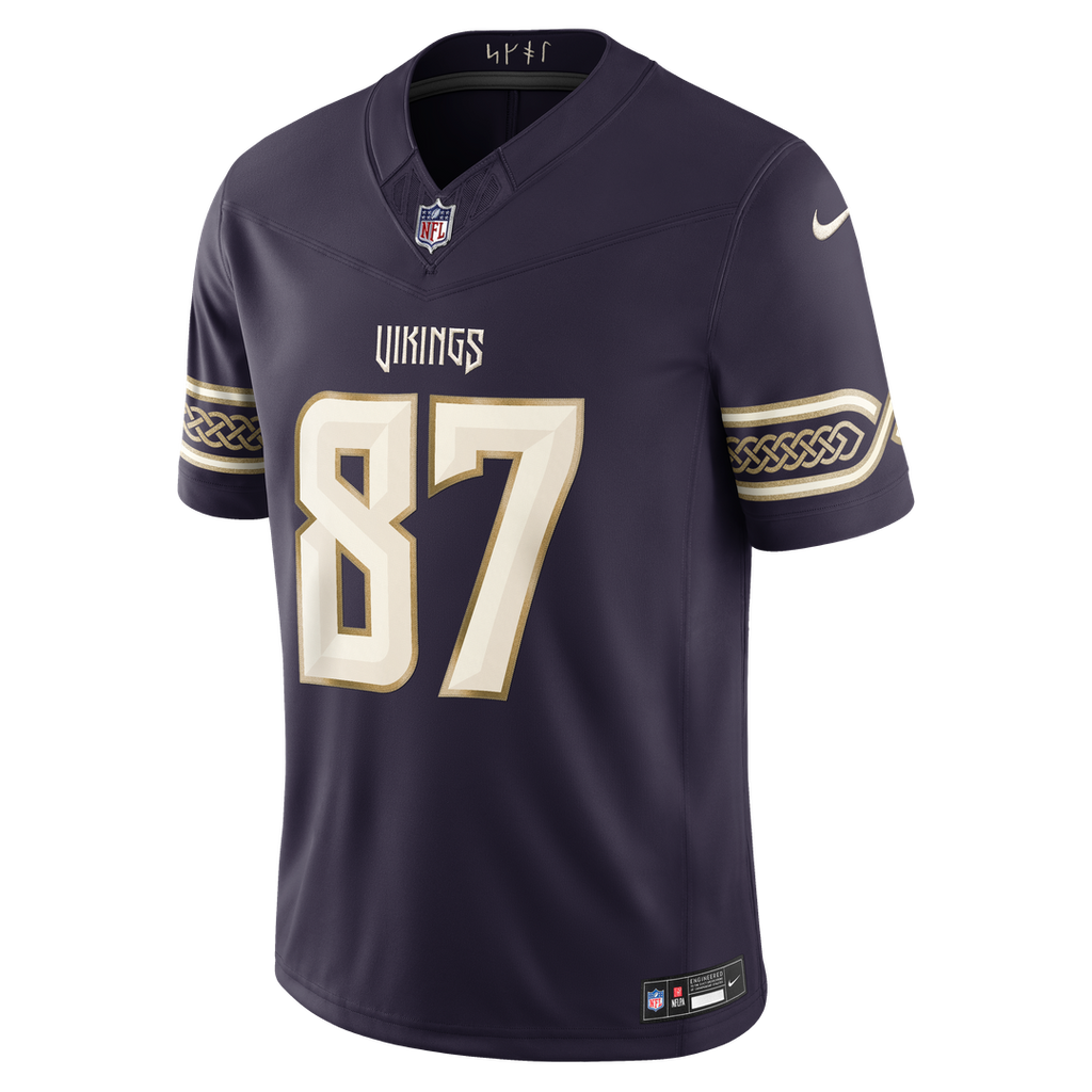 Minnesota Vikings T.J. Hockenson Nike Purple 2026 Rivalries Collection Stitched Limited Jersey product image 6, provided for