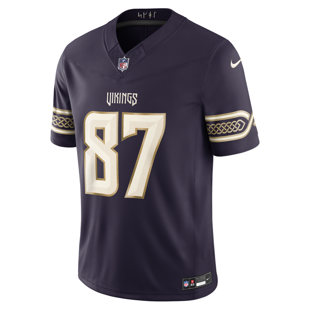 Minnesota Vikings T.J. Hockenson Nike Purple 2026 Rivalries Collection Stitched Limited Jersey product image 6, provided for
