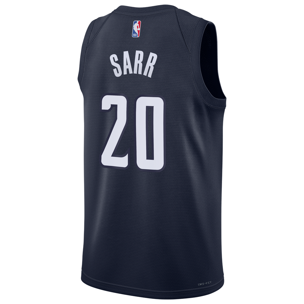 Washington Wizards Jordan Brand Statement Edition Swingman Jersey - Navy - Alex Sarr product image 4, provided for visual