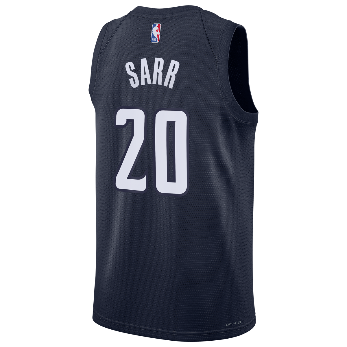 Washington Wizards Jordan Brand Statement Edition Swingman Jersey - Navy - Alex Sarr product image 4, provided for visual