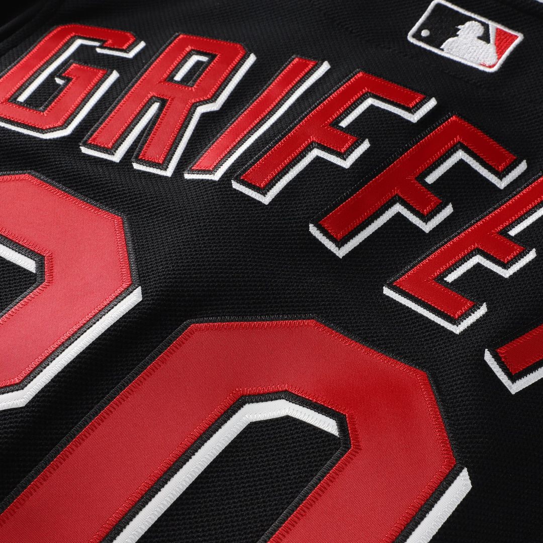 Cincinnati Reds Ken Griffey Jr. Mitchell & Ness Black Cooperstown Collection Authentic Mesh Batting Practice Jersey product