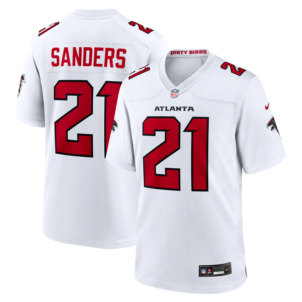Atlanta Falcons Deion Sanders Nike Red Retired Player Game Jersey product image 7, provided for visual reference and product