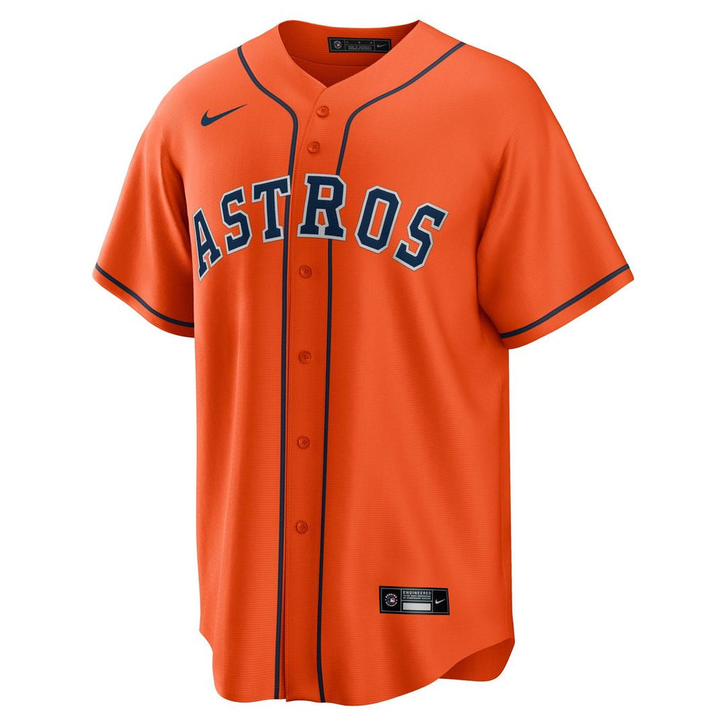 Houston Astros Cam Smith Nike Orange Alternate Replica Jersey product image 2, provided for visual reference and product