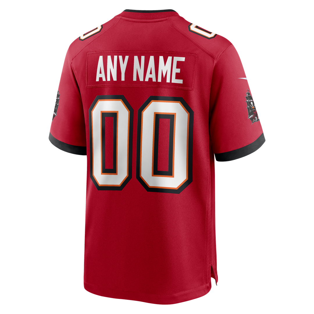 Nike Red Tampa Bay Buccaneers Team Custom Game Jersey product image 3, provided for visual reference and product detail