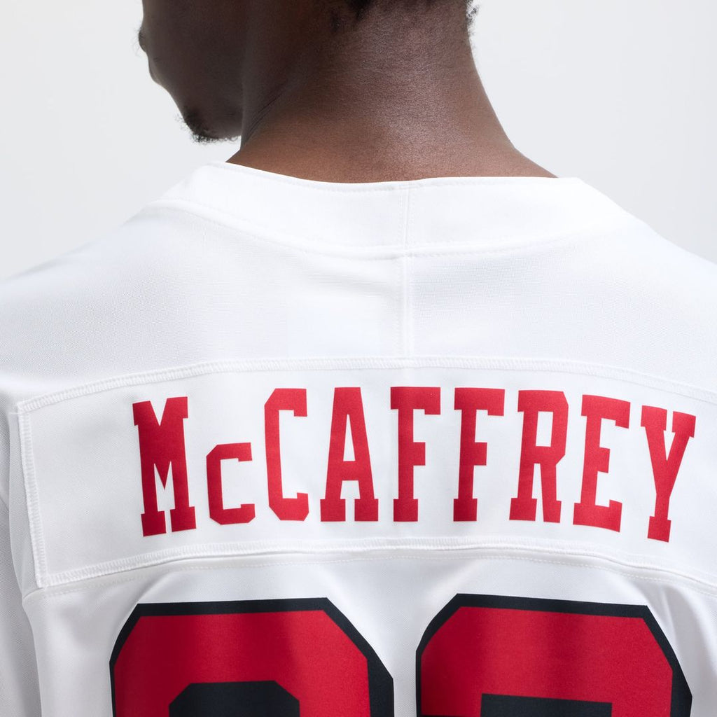 San Francisco 49ers Christian McCaffrey Nike White Vapor F.U.S.E. Limited 2nd Alternate Jersey product image 8, provided for