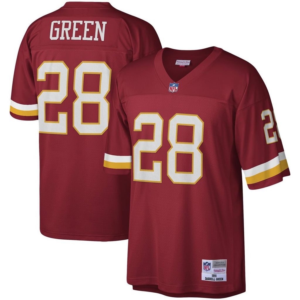 Washington Football Team Darrell Green Mitchell & Ness Burgundy Legacy Replica Jersey product image 1, provided for visual