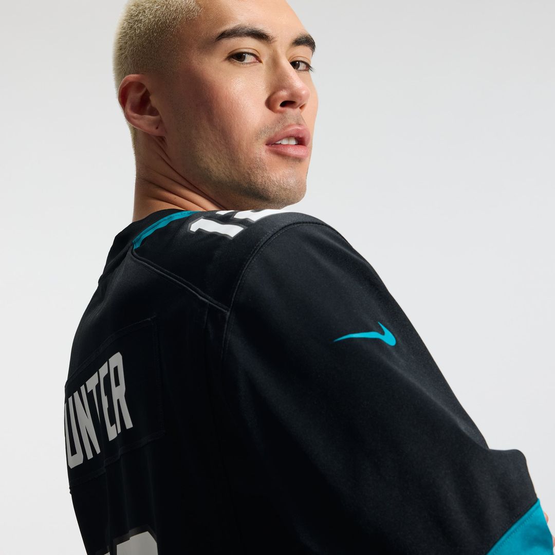 Jacksonville Jaguars Travis Hunter Nike Black Alternate Game Jersey product image 23, provided for visual reference and