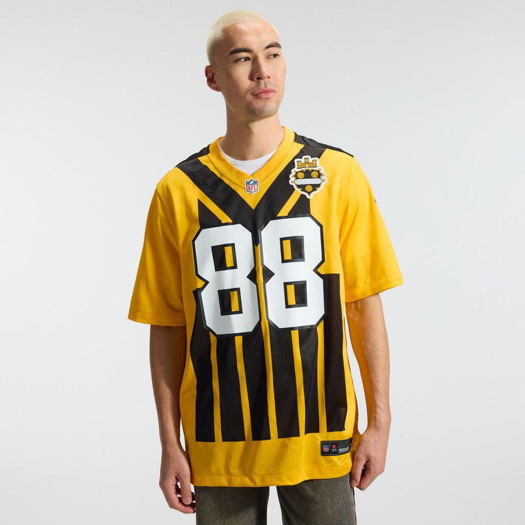 Pittsburgh Steelers Pat Freiermuth Nike Gold Alternate 1933 Throwback Game Jersey product image 2, provided for visual