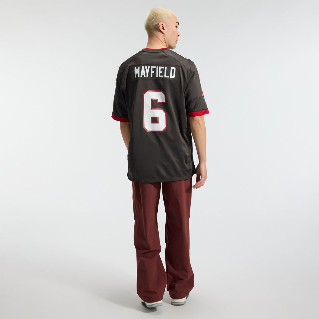 Tampa Bay Buccaneers Baker Mayfield Nike Orange Throwback Game Jersey product image 30, provided for visual reference and