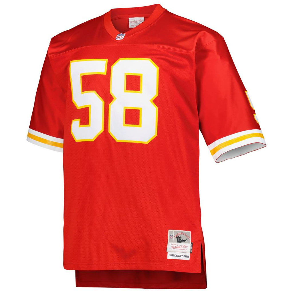 Kansas City Chiefs Derrick Thomas Mitchell & Ness Red Big & Tall 1994 Retired Player Replica Jersey product image 2,