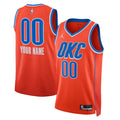Oklahoma City Thunder Jordan Statement Swingman Jersey - Custom - Unisex product image 1, provided for visual reference and