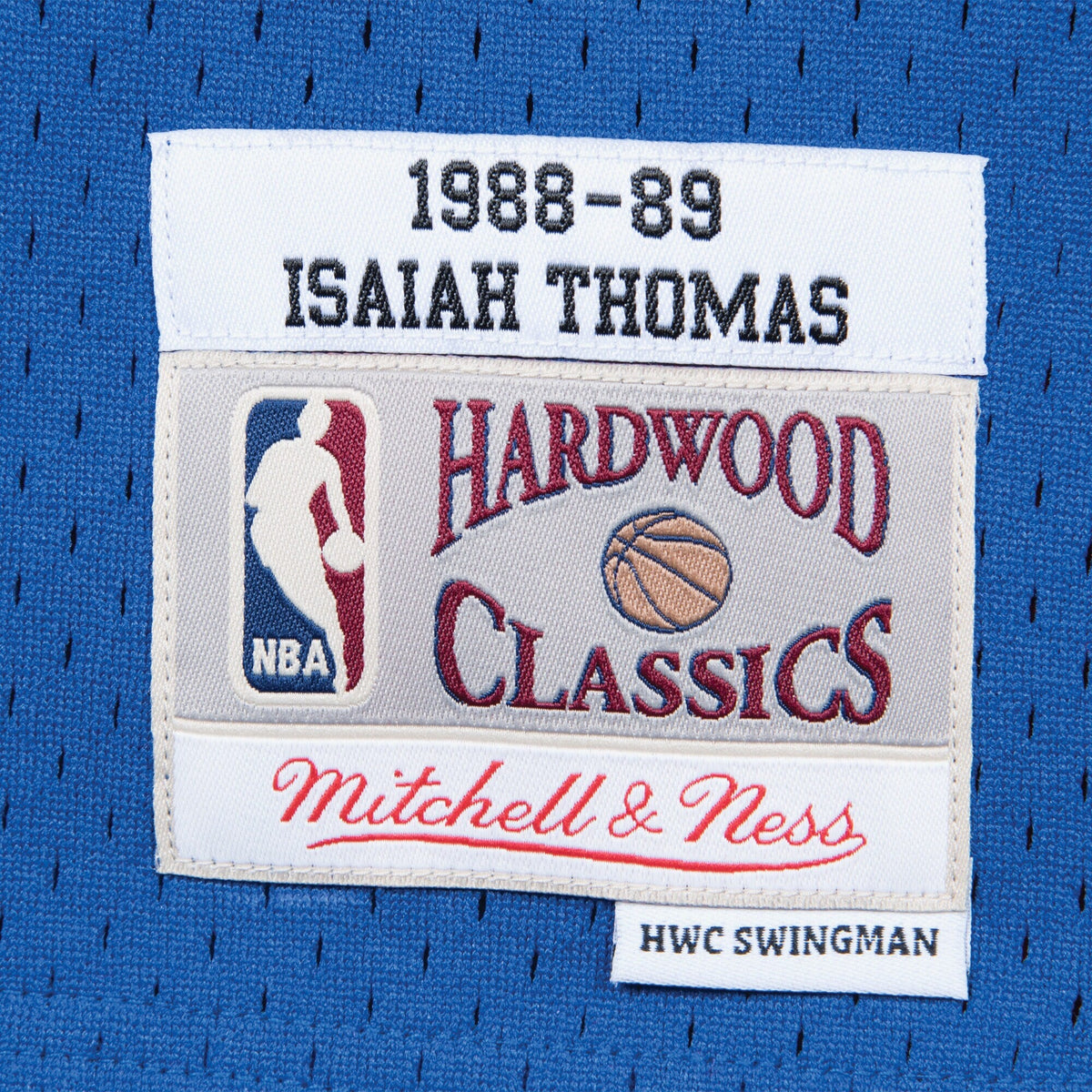 Detroit Pistons Mitchell & Ness Swingman Jersey Road Isiah Thomas 1988-89 product image 4, provided for visual reference and