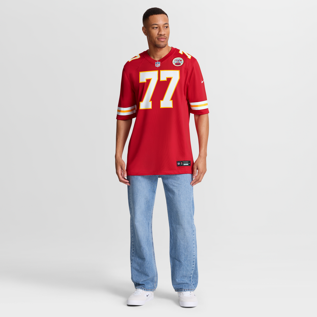 Kansas City Chiefs Jaylon Moore Nike Red Team Game Jersey product image 7, provided for visual reference and product detail