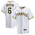 Pittsburgh Pirates Konnor Griffin Nike White Home Replica Jersey product image 1, provided for visual reference and product