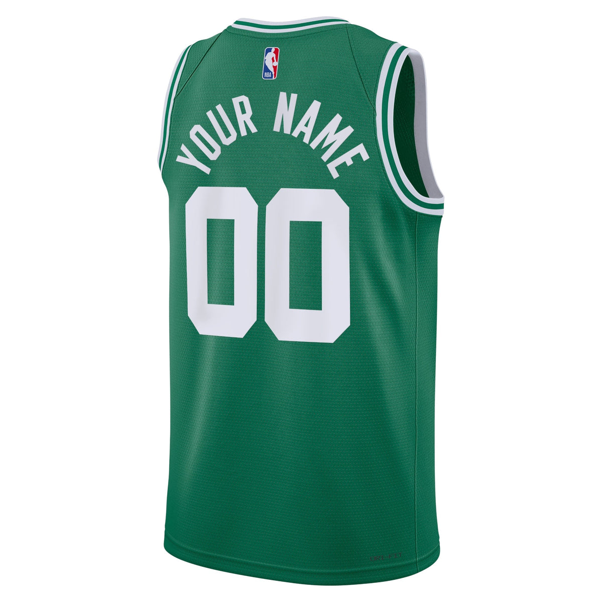 Boston Celtics Nike Icon Edition Swingman Jersey - Kelly Green - Custom - Unisex product image 3, provided for visual