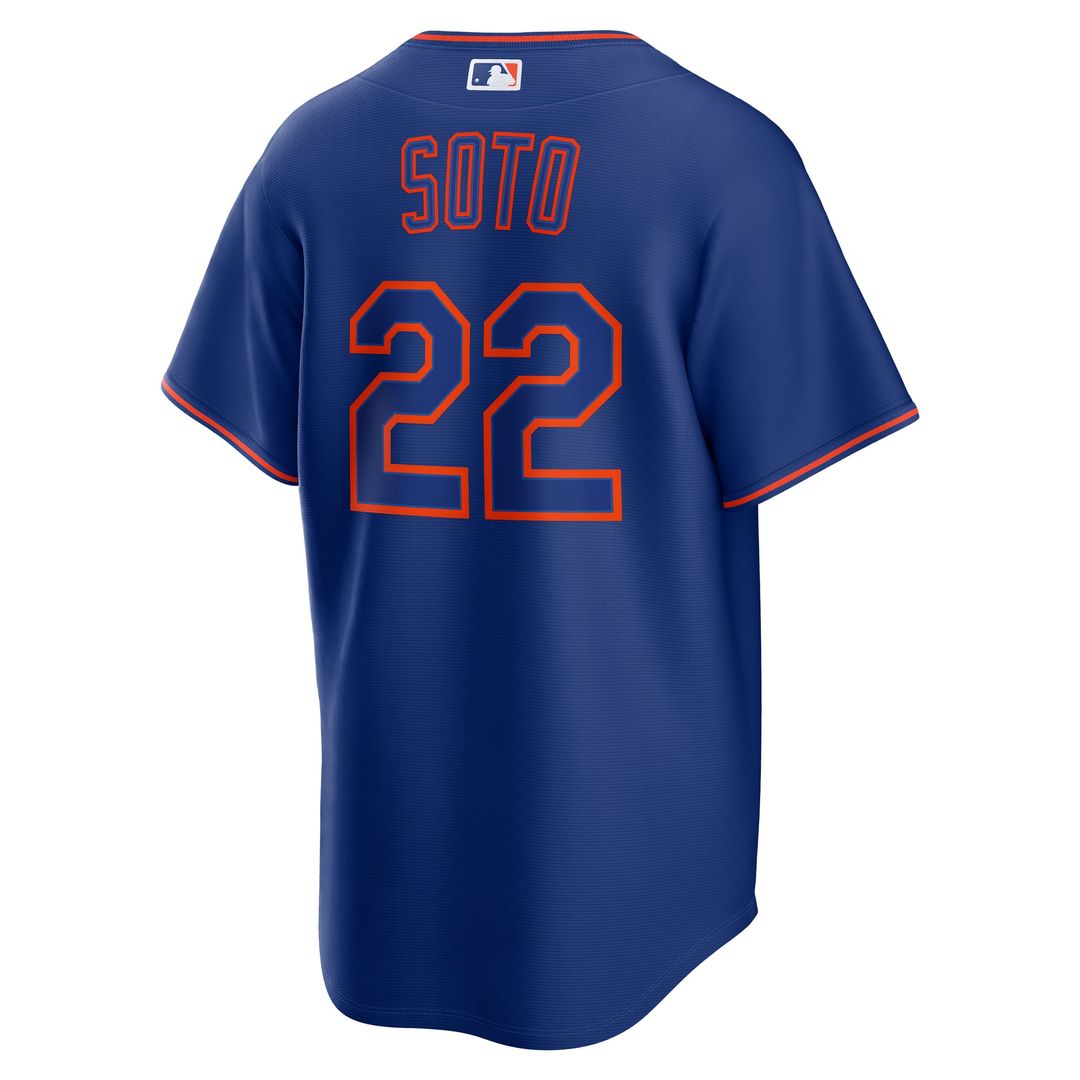 New York Mets Juan Soto Nike Gray Road Replica Jersey product image 31, provided for visual reference and product detail
