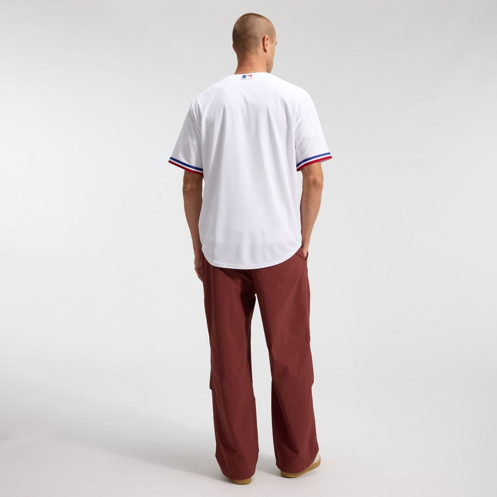 Texas Rangers Nike White Home Replica Team Jersey product image 4, provided for visual reference and product detail review