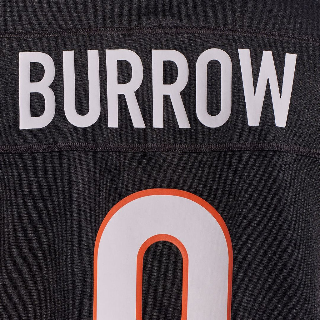 Cincinnati Bengals Joe Burrow Nike Black Player Game Jersey product image 12, provided for visual reference and product