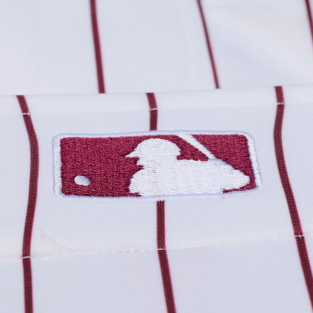 Philadelphia Phillies Chase Utley Mitchell & Ness White 2003 Cooperstown Collection Authentic Jersey product image 10,