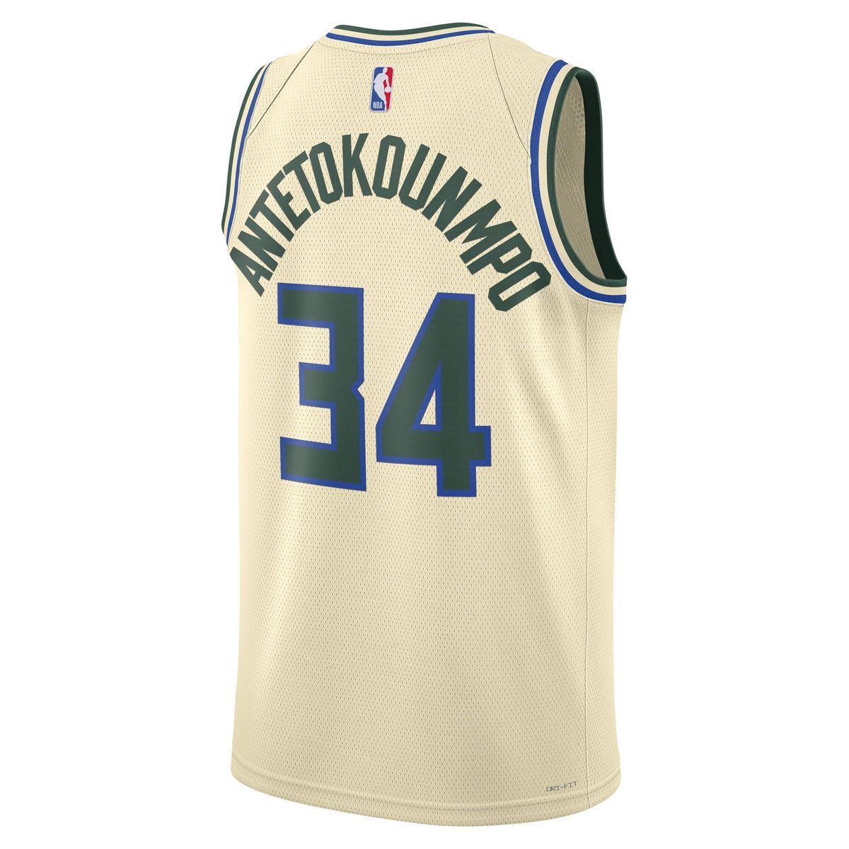 Milwaukee Bucks Nike 2025/26 City Edition Swingman Jersey - Cream - Giannis Antetokounmpo - Unisex product image 4, provided