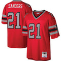 Atlanta Falcons Deion Sanders Mitchell & Ness Red Legacy Replica Jersey product image 1, provided for visual reference and