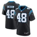 Carolina Panthers Thomas Incoom Nike Black Team Game Jersey product image 1, provided for visual reference and product