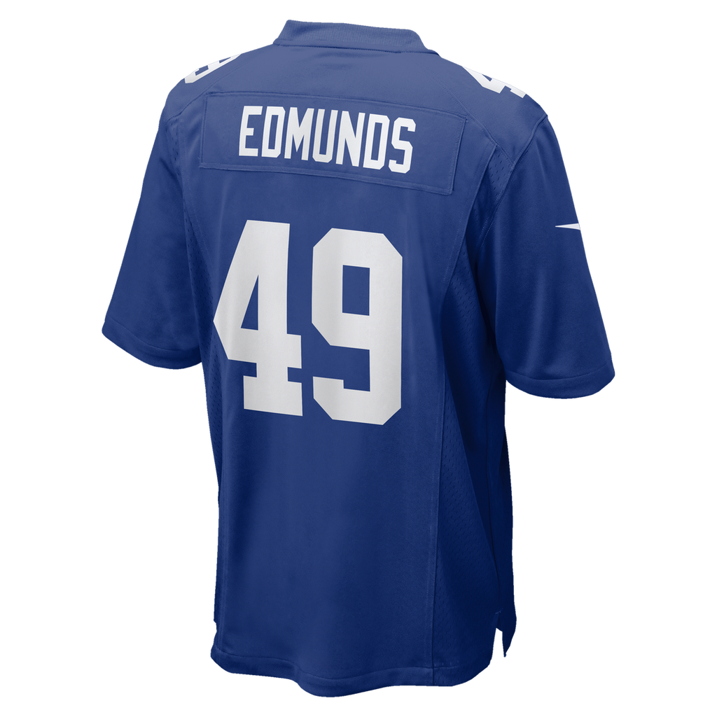New York Giants Tremaine Edmunds Nike Royal Team Game Jersey product image 3, provided for visual reference and product