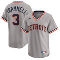 Detroit Tigers Alan Trammell Nike Gray Cooperstown Collection Limited Jersey product image 1, provided for visual reference