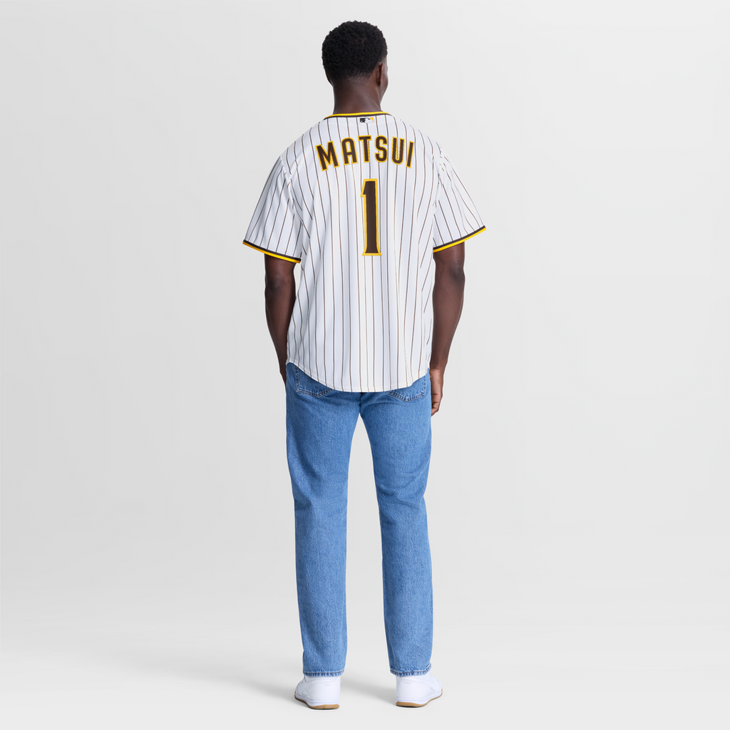 San Diego Padres Yuki Matsui Nike White Home Replica Jersey product image 5, provided for visual reference and product