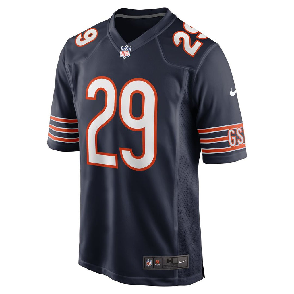 Chicago Bears Tyrique Stevenson Nike Navy Game Jersey product image 2, provided for visual reference and product detail