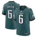 Philadelphia Eagles DeVonta Smith Nike Midnight Green Team Game Jersey product image 1, provided for visual reference and