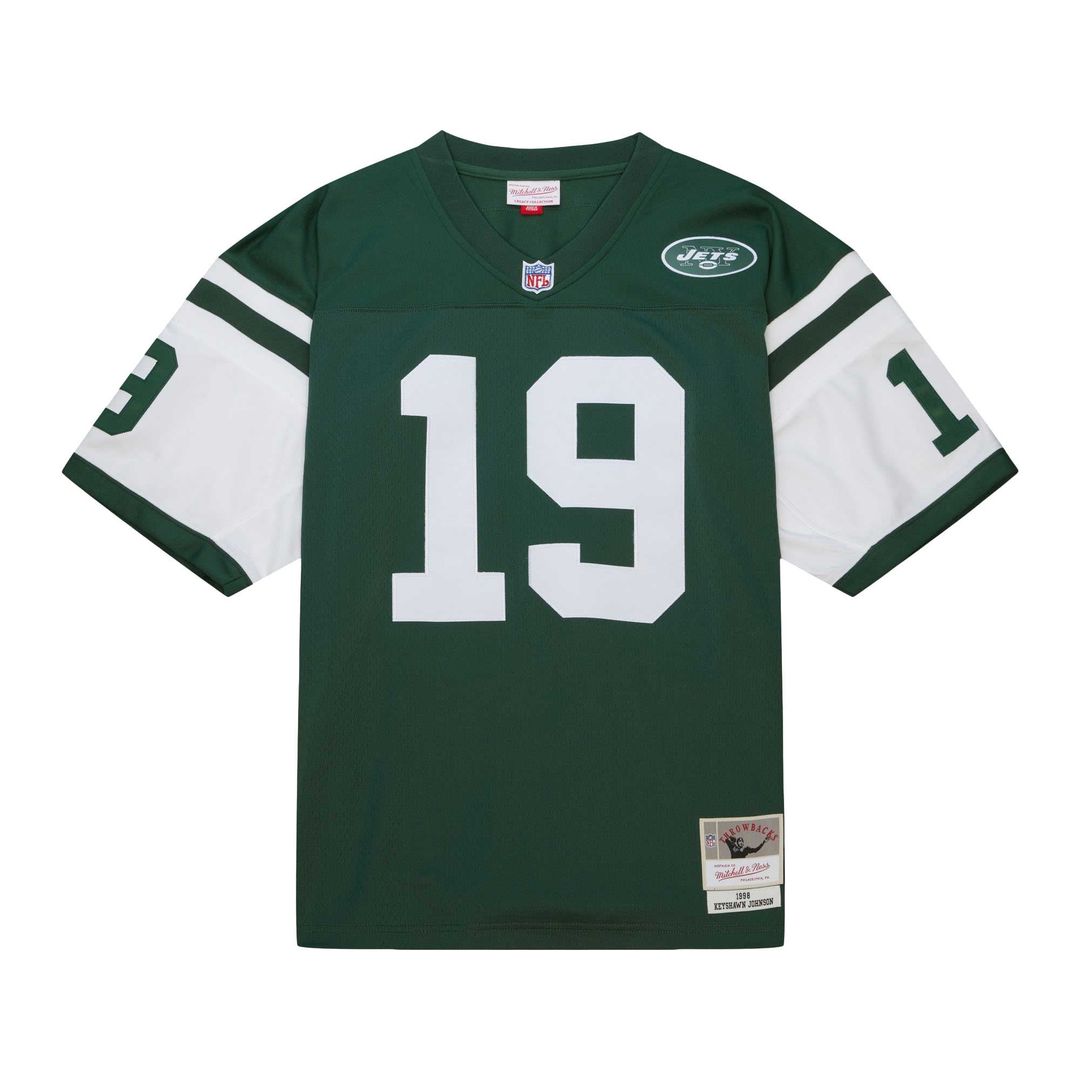 New York Jets Keyshawn Johnson Mitchell & Ness Green Legacy Replica Jersey product image 6, provided for visual reference