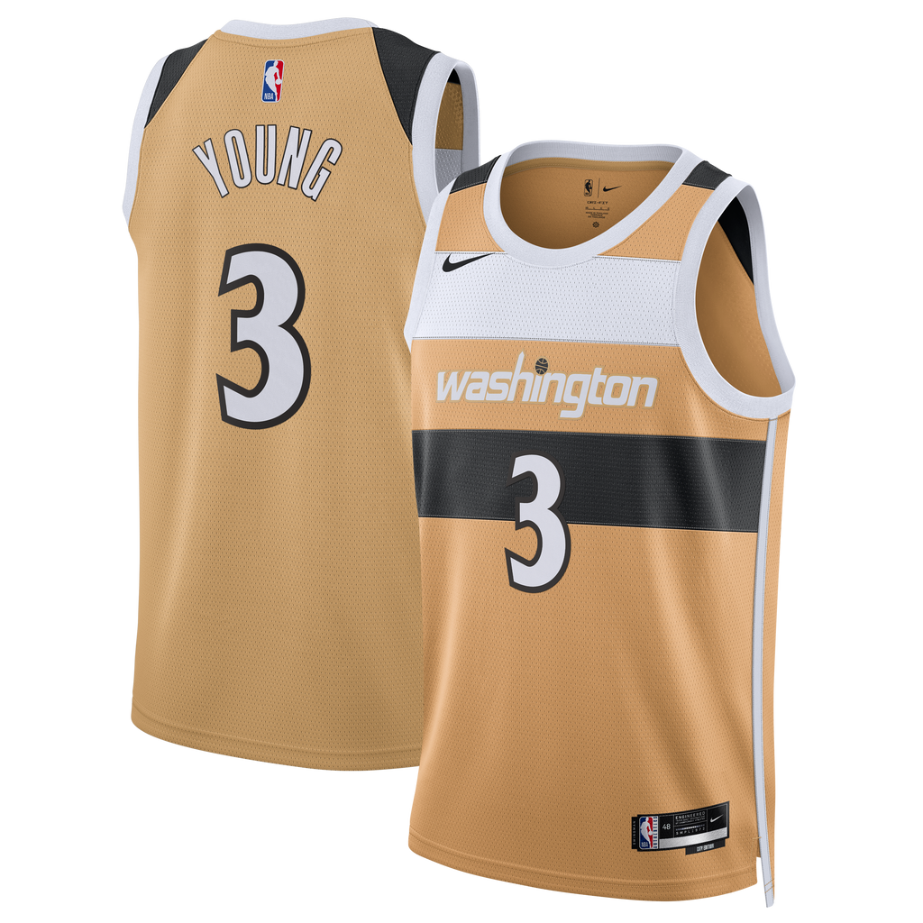 Washington Wizards 2025/26 Nike City Edition Swingman Jersey - Tan - Trae Young - Unisex product image 2, provided for