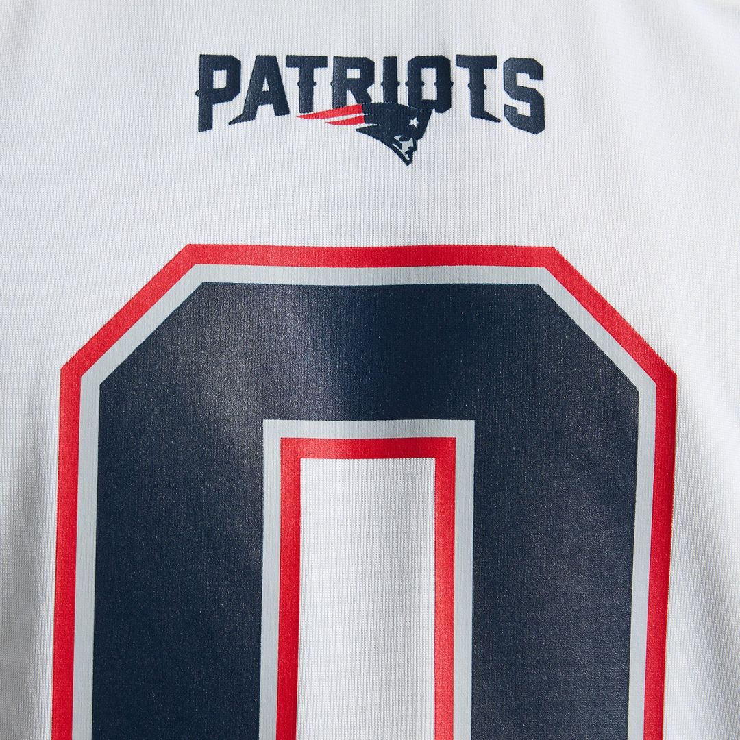 New England Patriots Christian Gonzalez Nike White Game Jersey product image 24, provided for visual reference and product